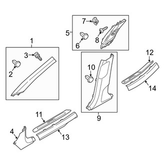 Hyundai OE - Pillars, Rocker & Floor - Interior Trim