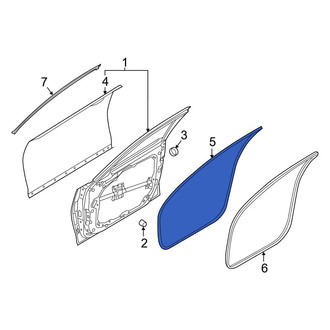 Hyundai OE - Front Left Outer Door Seal