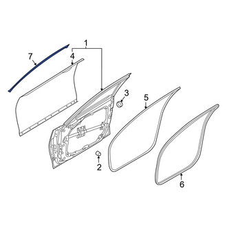 Hyundai OE - Front Right Door Shell Seal