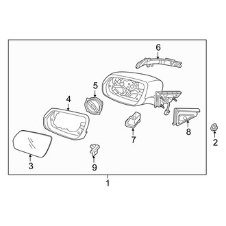 Hyundai OE - Front Door - Outside Mirrors