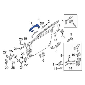 Hyundai OE - Front Outer Exterior Door Handle