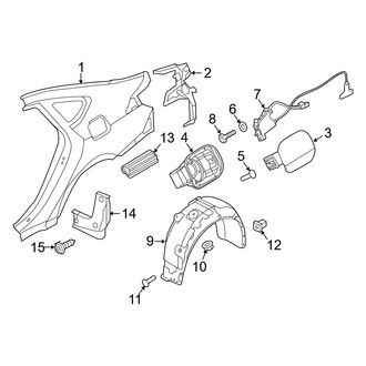 Hyundai OE - Quarter Panel - Exterior Trim