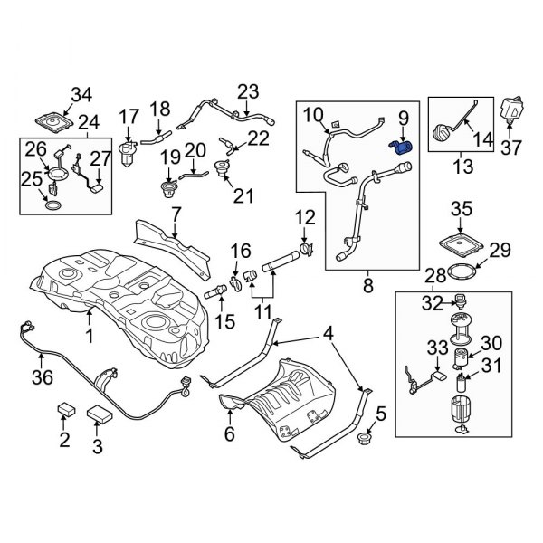 Fuel Filler Neck Bracket