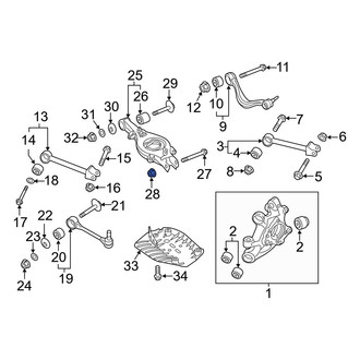 Hyundai OE - Suspension Strut Nut