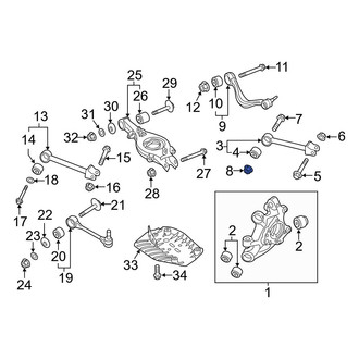 Hyundai OE - Suspension Control Arm Nut