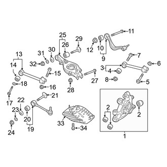 Hyundai OE - Rear Suspension - Suspension Components
