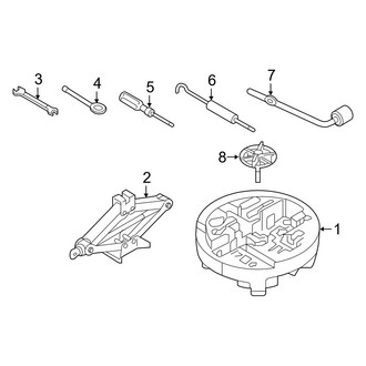 Hyundai OE - Rear Body & Floor - Jack & Components