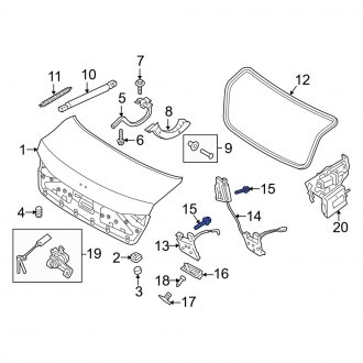 Hyundai Palisade Trunk & Tailgate Hardware — CARID.com