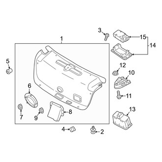 Hyundai OE - Trunk Lid - Interior Trim