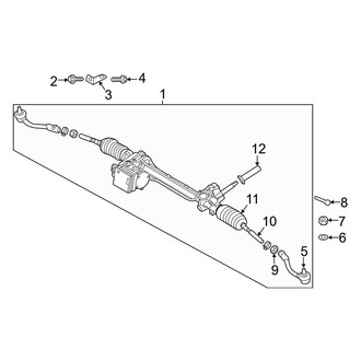 Hyundai OE - Steering Gear & Linkage (AWD)