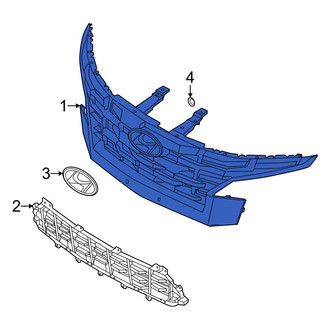 Hyundai OE - Front Upper Grille