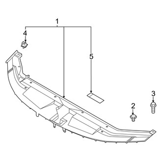 Hyundai OE - Radiator Support - Splash Shields