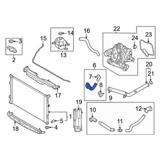 Hyundai OE - Upper Radiator Coolant Hose