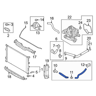 Hyundai OE - Lower Radiator Coolant Hose