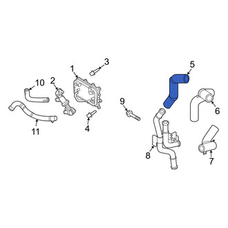 Hyundai OE - Upper Radiator Coolant Hose