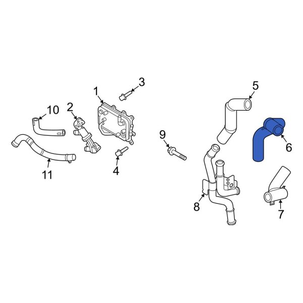 Automatic Transmission Oil Cooler Hose