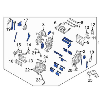 Hyundai OE - HVAC Unit Case Assembly