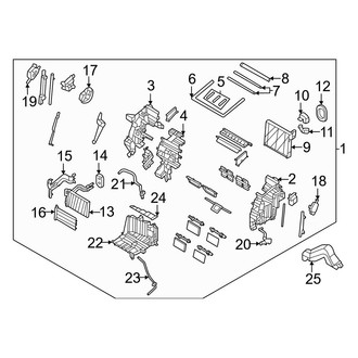 Hyundai OE - Air Conditioner & Heater - Evaporator & Heater Components