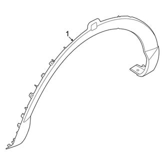 Hyundai OE - Fender - Exterior Trim (Limited / SE / SEL / SEL Premium)