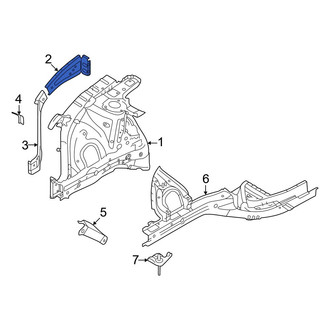 Hyundai OE - Front Right Fender Gusset
