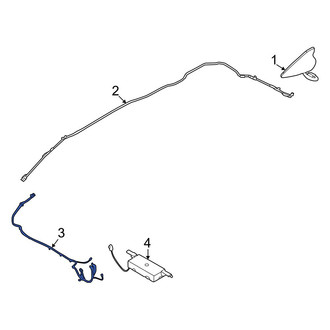 Hyundai OE - Front Antenna Cable