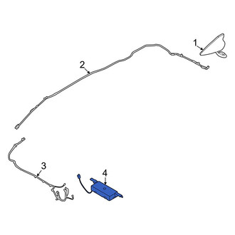 Hyundai OE - GPS Navigation System Antenna