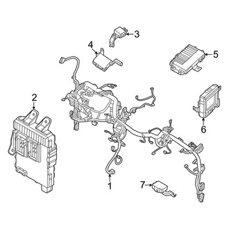 Hyundai OE - Electrical - Wiring Harness (Instrument Panel)