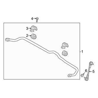 Hyundai OE - Front Suspension - Stabilizer Bar & Components