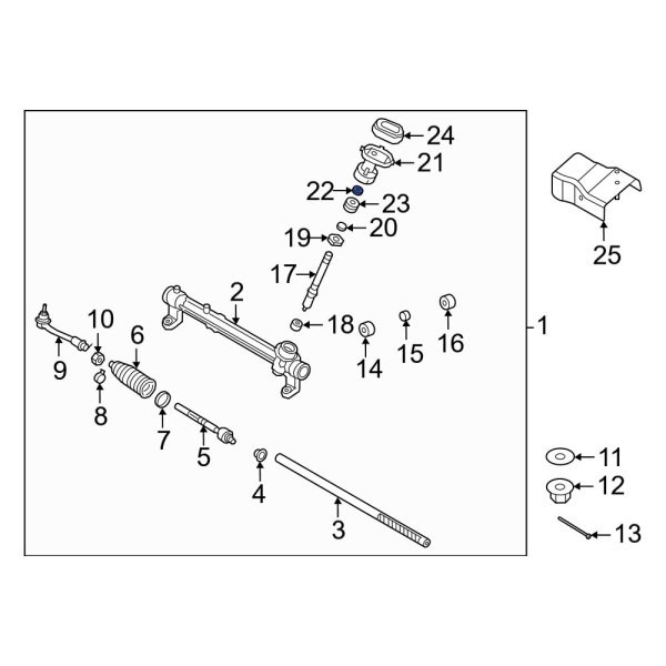 Steering Coupling Boot Seal