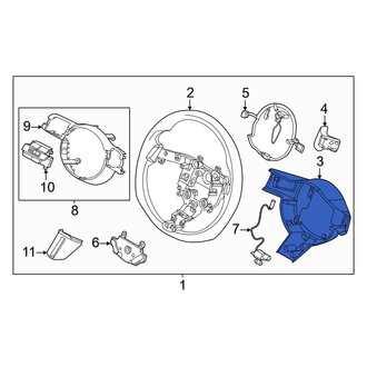 Hyundai OE - Steering Wheel Back Cover