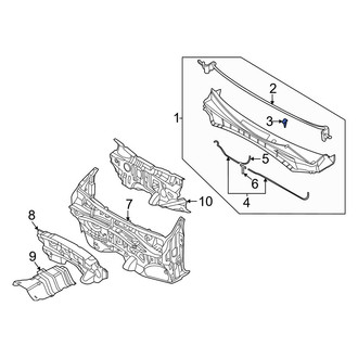 Hyundai OE - Front Windshield Washer Nozzle