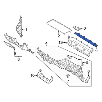 Hyundai OE - Center Instrument Panel Trim Panel