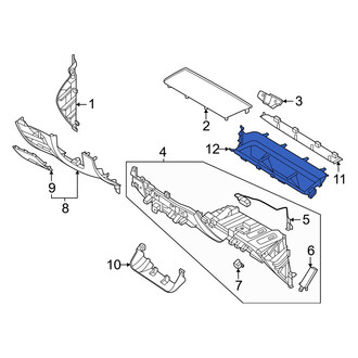 Hyundai OE - Front Right Instrument Panel Trim Panel