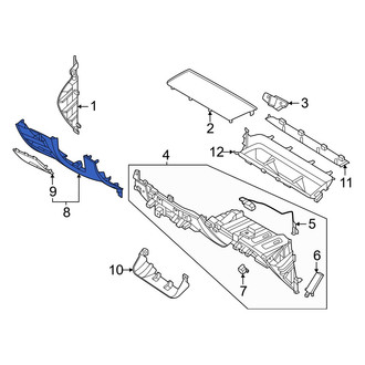 Hyundai OE - Instrument Panel Knee Bolster