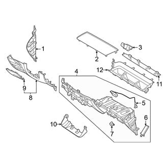 Hyundai OE - Instrument Panel Components