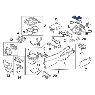 Hyundai OE - Front Console Mat