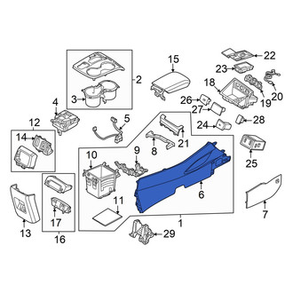Hyundai OE - Center Right Console Panel