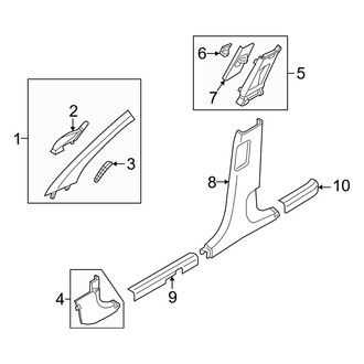 Hyundai OE - Pillars, Rocker & Floor - Interior Trim