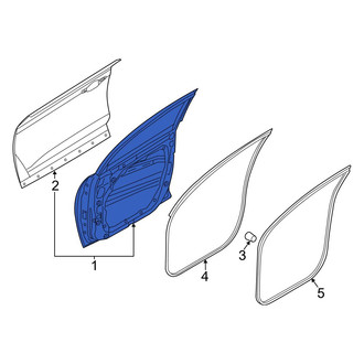 Hyundai OE - Front Left Door Shell