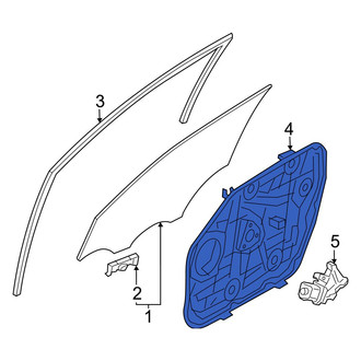 Hyundai OE - Front Right Door Panel Carrier