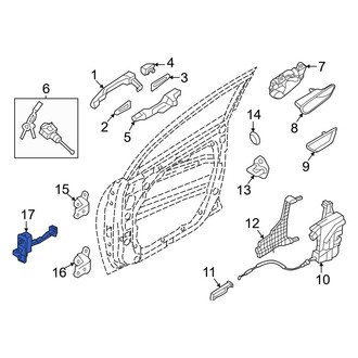Hyundai OE - Front Left Door Check