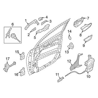 Hyundai OE - Front Door - Lock & Hardware