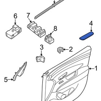 Hyundai OE - Front Left Door Interior Trim Panel Cap