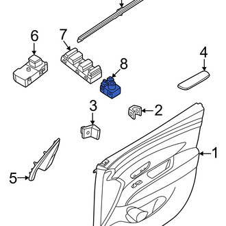 Hyundai OE - Door Mirror Switch