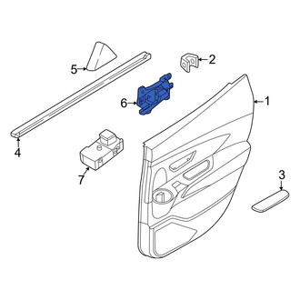 Hyundai OE - Front Right Inner Interior Door Handle