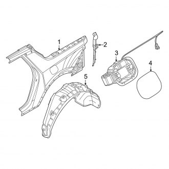 2022 Hyundai Santa Cruz OEM Quarter Panels & Parts — CARiD.com
