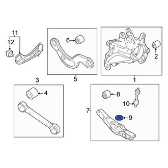 Hyundai OE - Rear Lower Coil Spring Insulator
