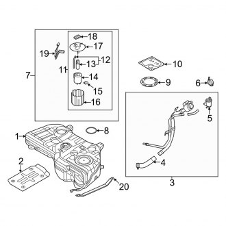 2025 Hyundai Santa Cruz OEM Fuel System Parts | Pumps, Lines — CARiD.com