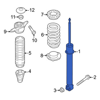 Hyundai OE - Rear Suspension Shock Absorber