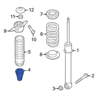 Hyundai OE - Rear Suspension Strut Bumper